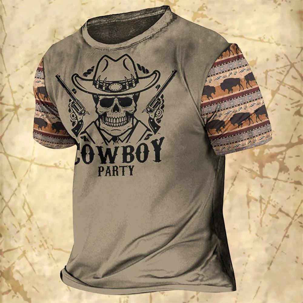 Mens Oversized Graphic T Shirt Short Sleeve