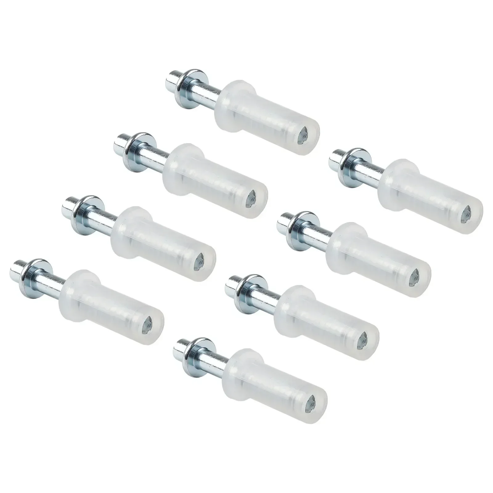 Hardware Top Pivot 8PCS BiFold Bifold Door Hardware Door Top Pivot Fit Jamb Floor Stand Nylon Silver Replacement