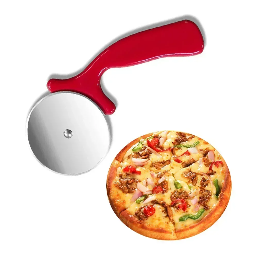 Stainless Steel Pizza Cutter Wheel & Pastry Roller Knife 2