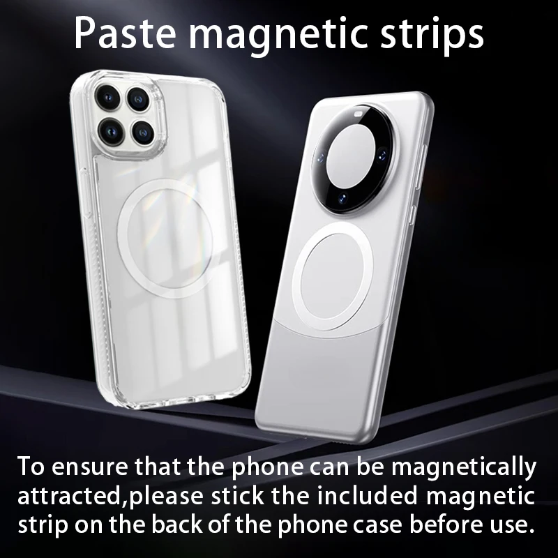 Fold Magnetic Vacuum Suction Car Phone Holder Universal Extendable Mount for Magsafe iPhone 17-12 For Car Windshield/Dashboard