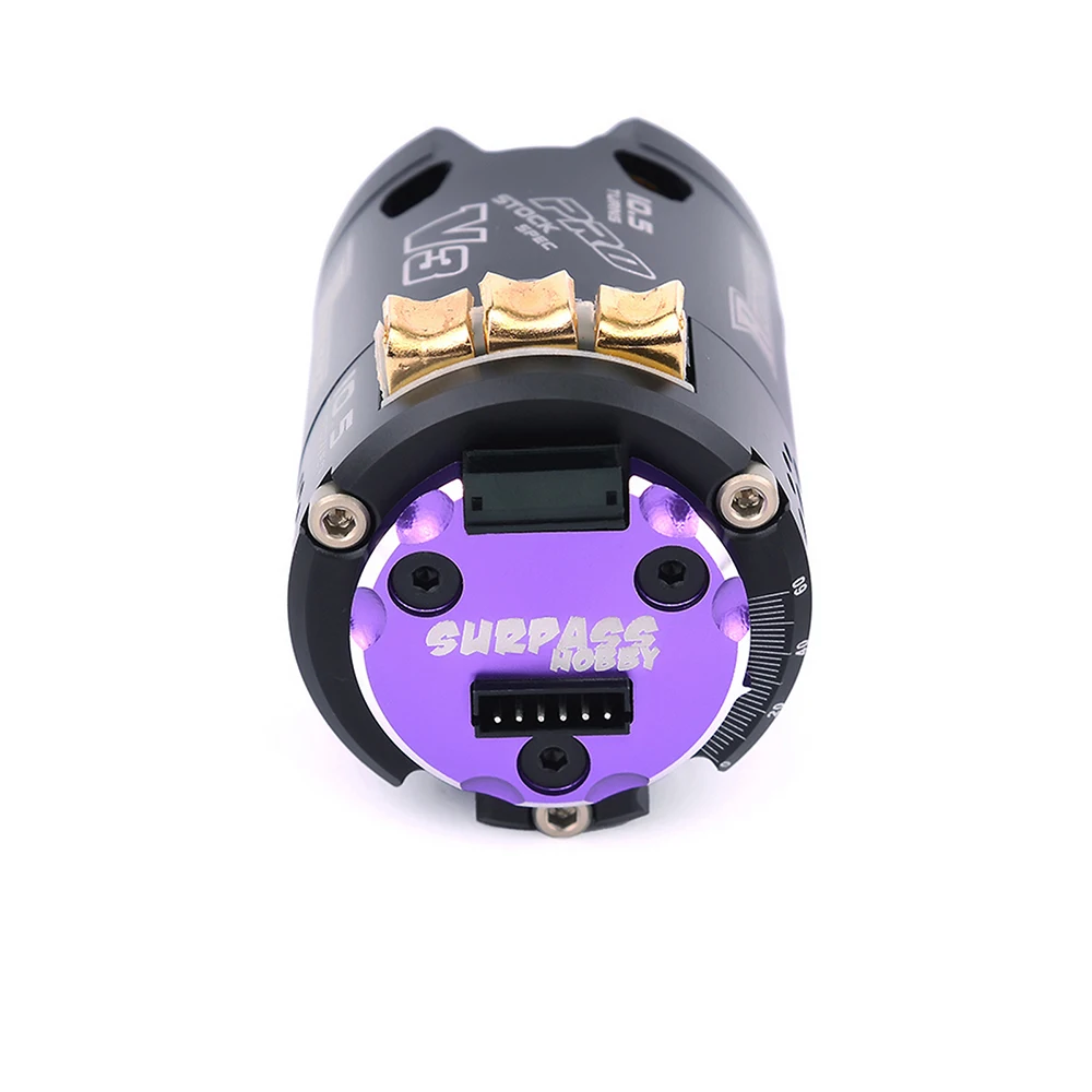 Kit Moteur Brushless 21.5T et ESC 130A pour Voiture RC 1/10, sur fond neutre