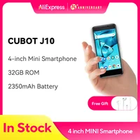 Cubot Android 11 Smartphone J10 4-Inch Screen MINI Mobile Phones 32GB ROM Dual SIM 3G Face ID 2350mAh 5MP Celular Smart Phone 1