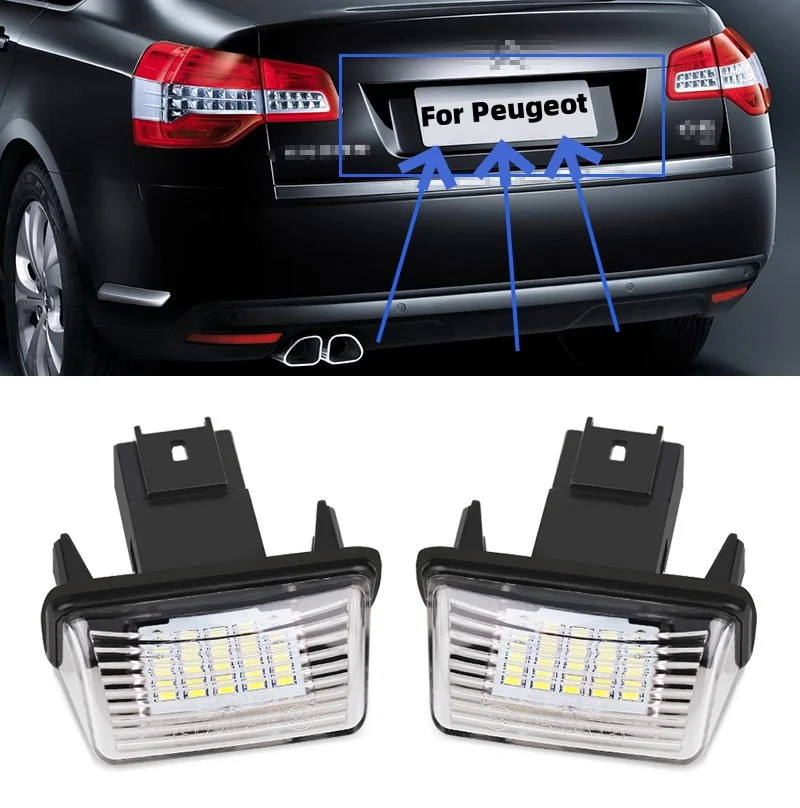 

Освещение для номерного знака Peugeot 206, 207, 307, 308, 406, 12 В, 407 K