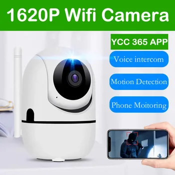 1620P Indoor IP Wifi Camera YCC365 Plus Video Surveillance Wireless Smart Home Auto Tracking Night Vision CCTV Security Camera 1
