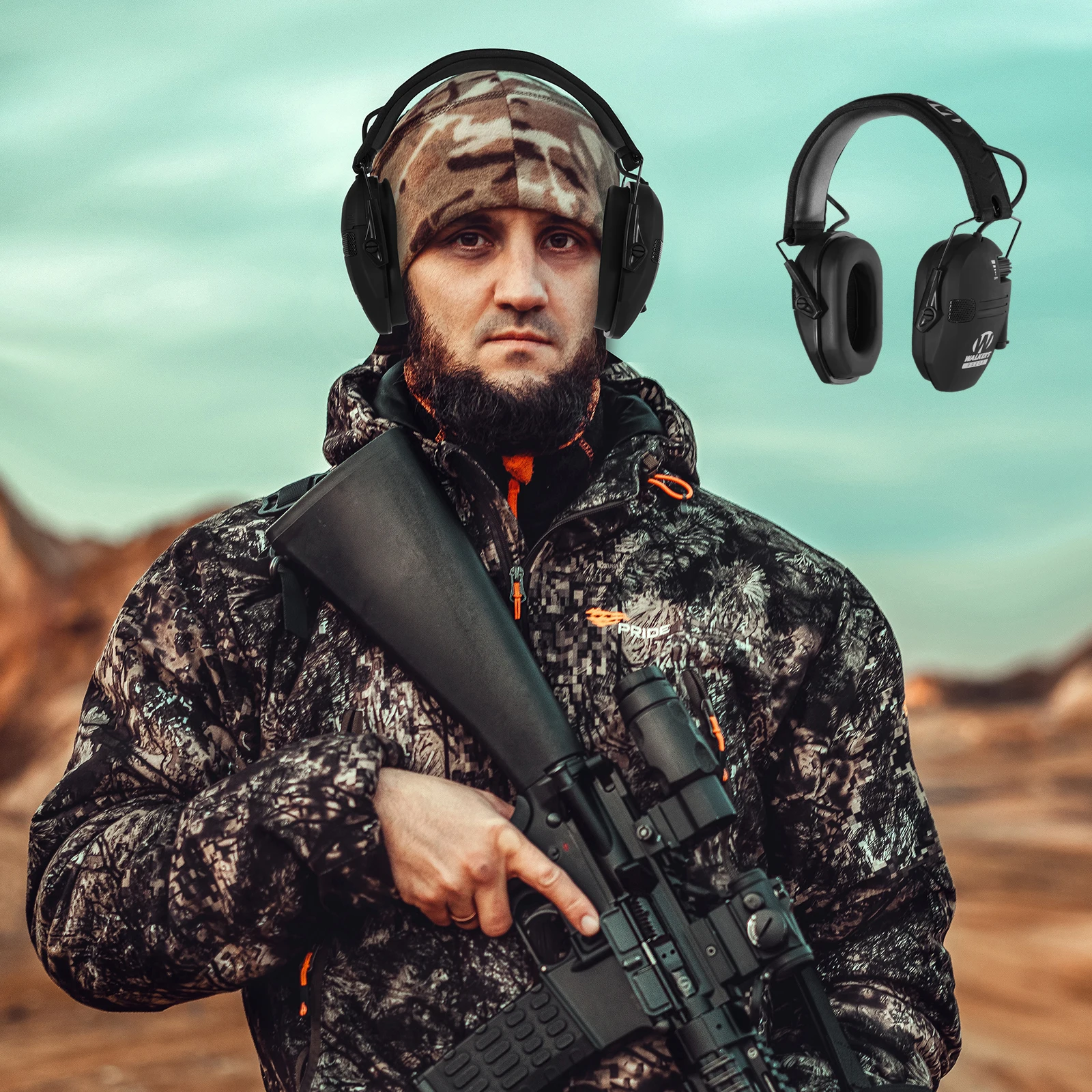Shooting Ear Protection Safety Earmuffs Noise Reduction Slim Shooter Electronic Muffs Hearing Protector for Hunting NRR23dB - Image 6