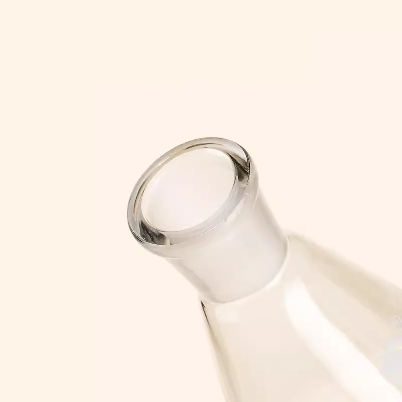 캡이 있는 유리 원뿔 플라스크, 실험실용 삼각 플라스크, Boro 3.3 유리용 삼각 플라스크 유리, 50-2000ml
