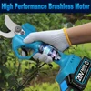 Brushless Electric Scissors Cordless Pruning Shear Garden Battery Pruner Bonsai TapenerTools Supplies For Makita 18V Battery 5
