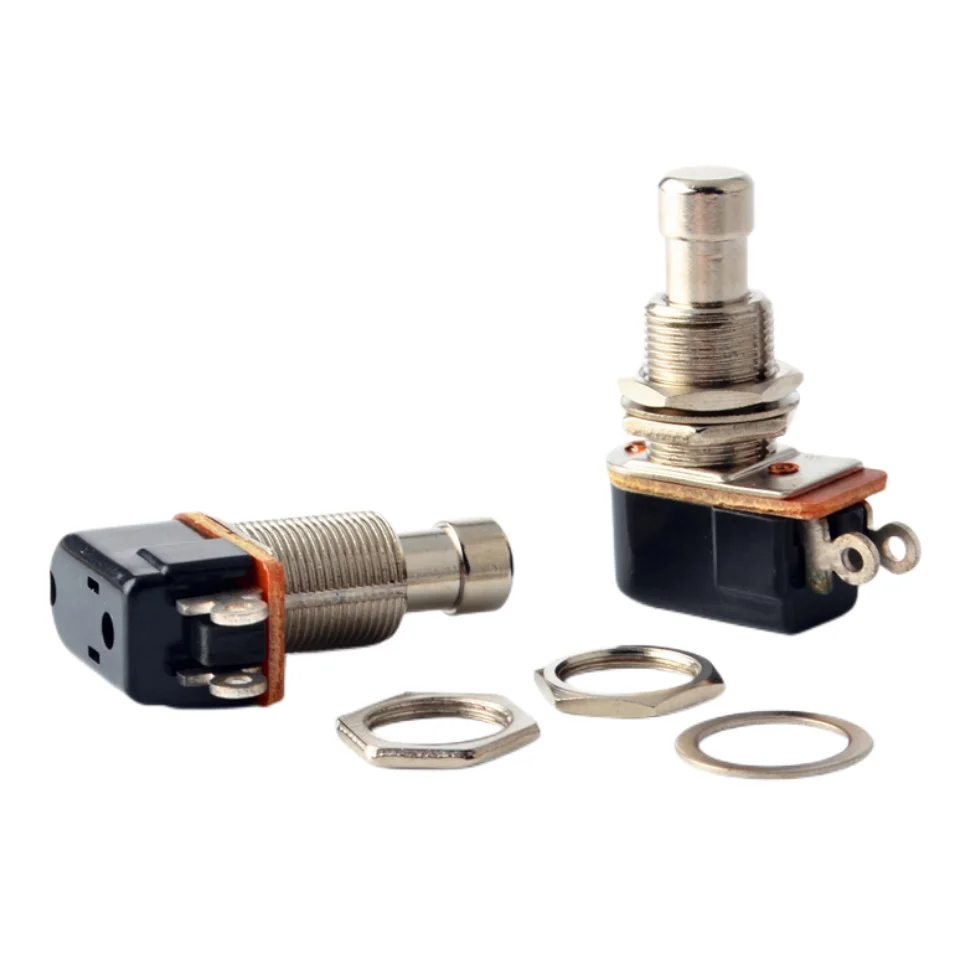 BENKPAK SPST Momentary Soft Touch Push Button Stomp Foot pedal switch