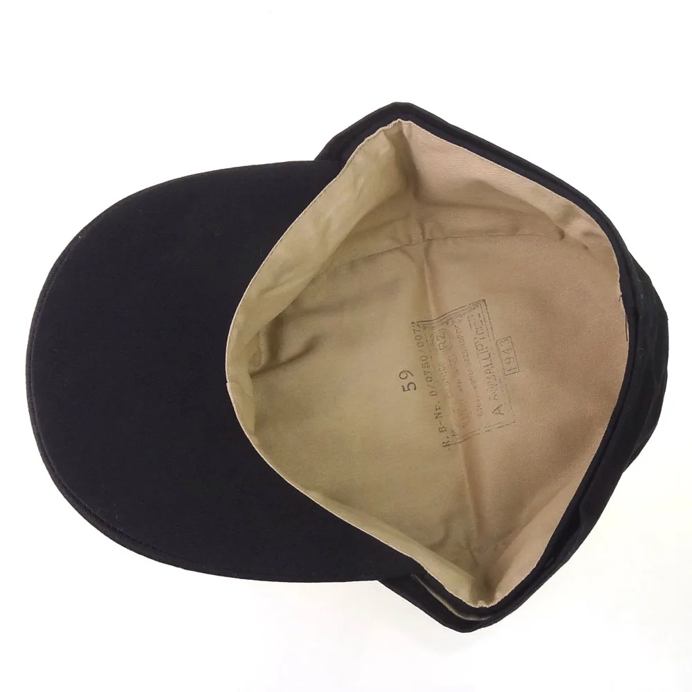 WWII German Elite EM Summer Panzer M43 Field Cotton Cap Hat Black Size EU 57 58 59 60 61 62