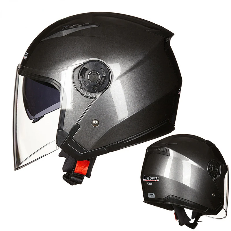 

Dual Lens Scooter Helmet Vespa Riding Advanced Safety Ergonomic Design High-Impact ResistanceComfort-Optimized Casco Motocross
