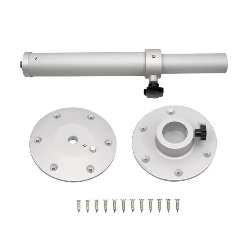 

Adjustable Table Pedestal Stand Aluminum Alloy Base Mount Frame RV Marine Rotatable Table Base Stand Leg RV Lift Table Base