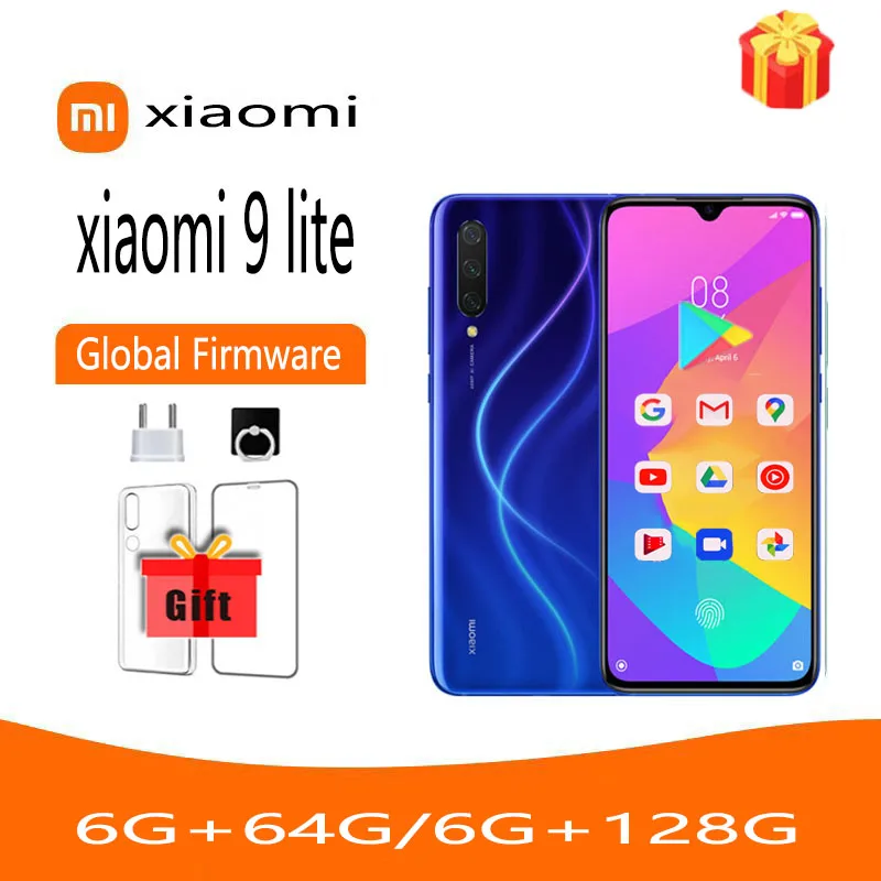 Xiaomi 9 Lite, Ricarica Rapida, Snapdragon 710, 48 Mp + 32 Mp, 18W, Originale