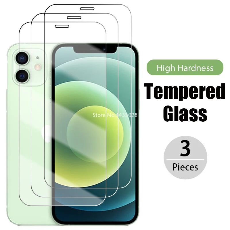 

3PCS Tempered Glass for IPhone XR Max X X 5 5S SE ProS Screen Protector for IPhone 6 6S 7 8 Plus IPhone SE 2020 Protective Film
