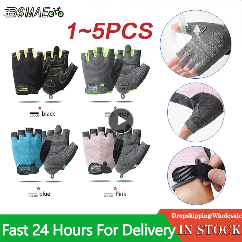 1~5PCS Heavy-Duty Sure Grip Fishing Gloves Men's Women's Anti-slip Half  Fingerless Gloves Breathable Fitness Gloves for Fishing - AliExpress