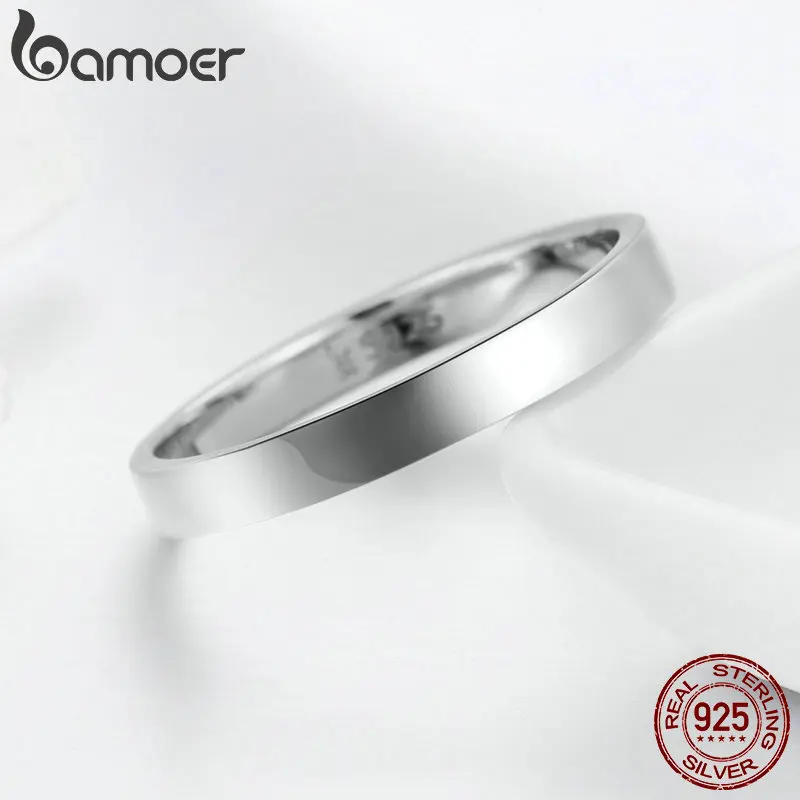 Silver Rings Silver Ring Wedding Rings 925 Sterling Silver Wedding Ring Classic Round Finger Ring Women Wedding Engagement Jewelry Gift