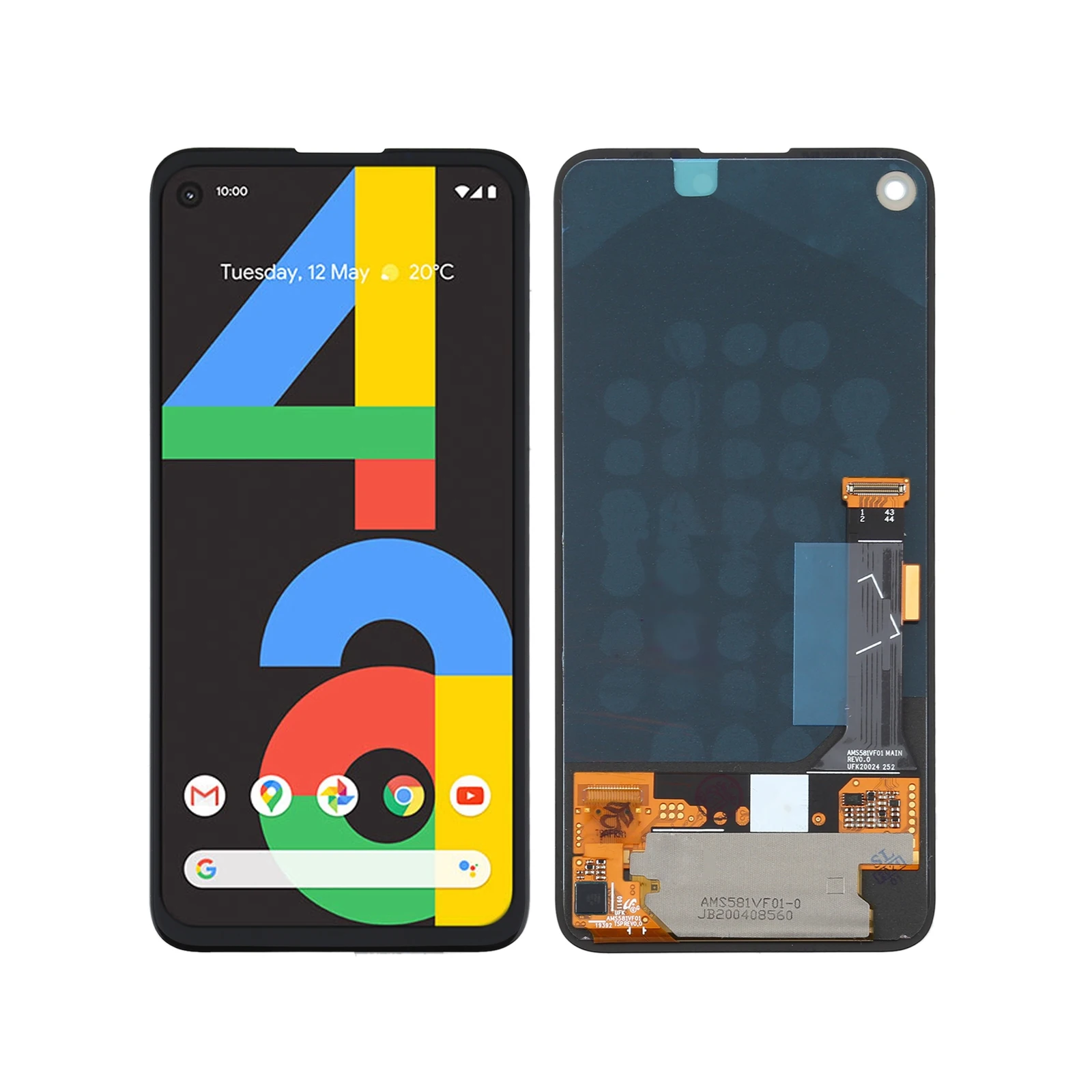 

Original AMOLED LCD Touch Screen Display And Frame Replacement DE Pantalla For Google Pixel 4a G025J Ekran Accessories