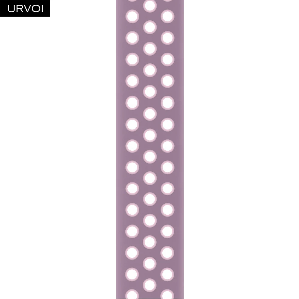URVOI Sport Band - Double Color Silicone with Breathable Holes
