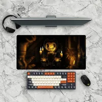 Game B-Bendy and the ink m-machine Mousepad Gamer Mouse Pad Size For Office Long Table Mat 1