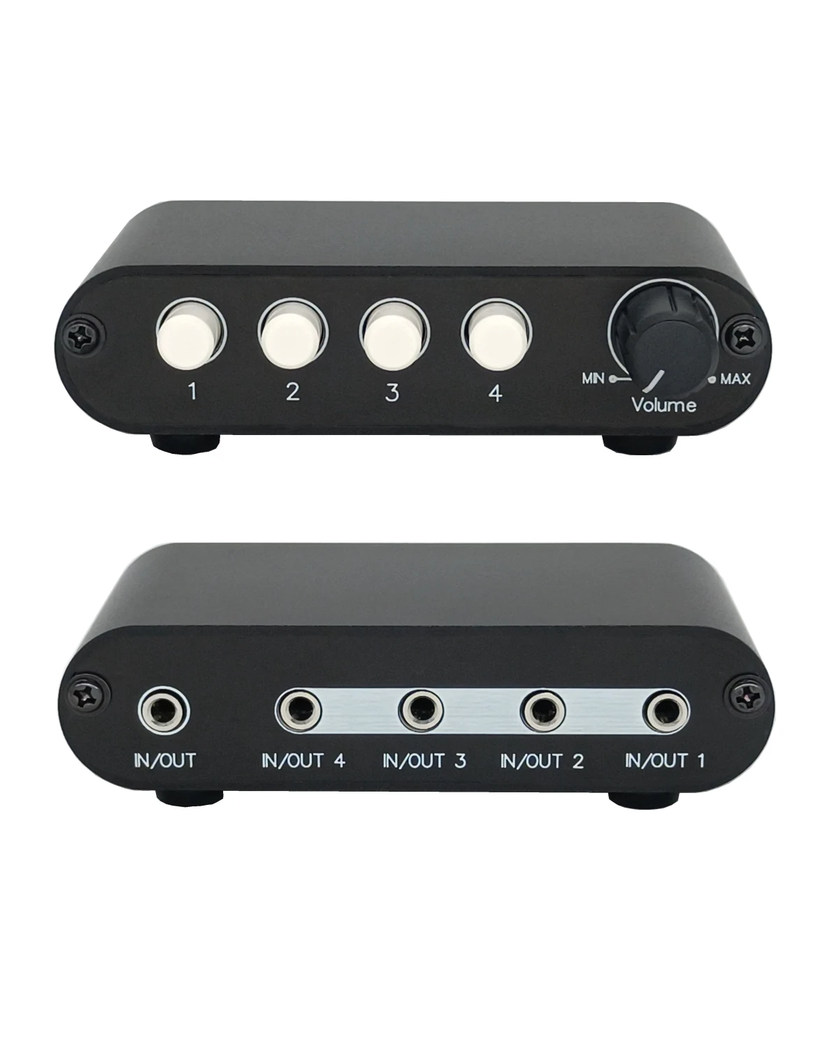 (MC41) 4 Way 3.5Mm Stereo Audio Schakelaar Ingangssignaal Bron Switcher