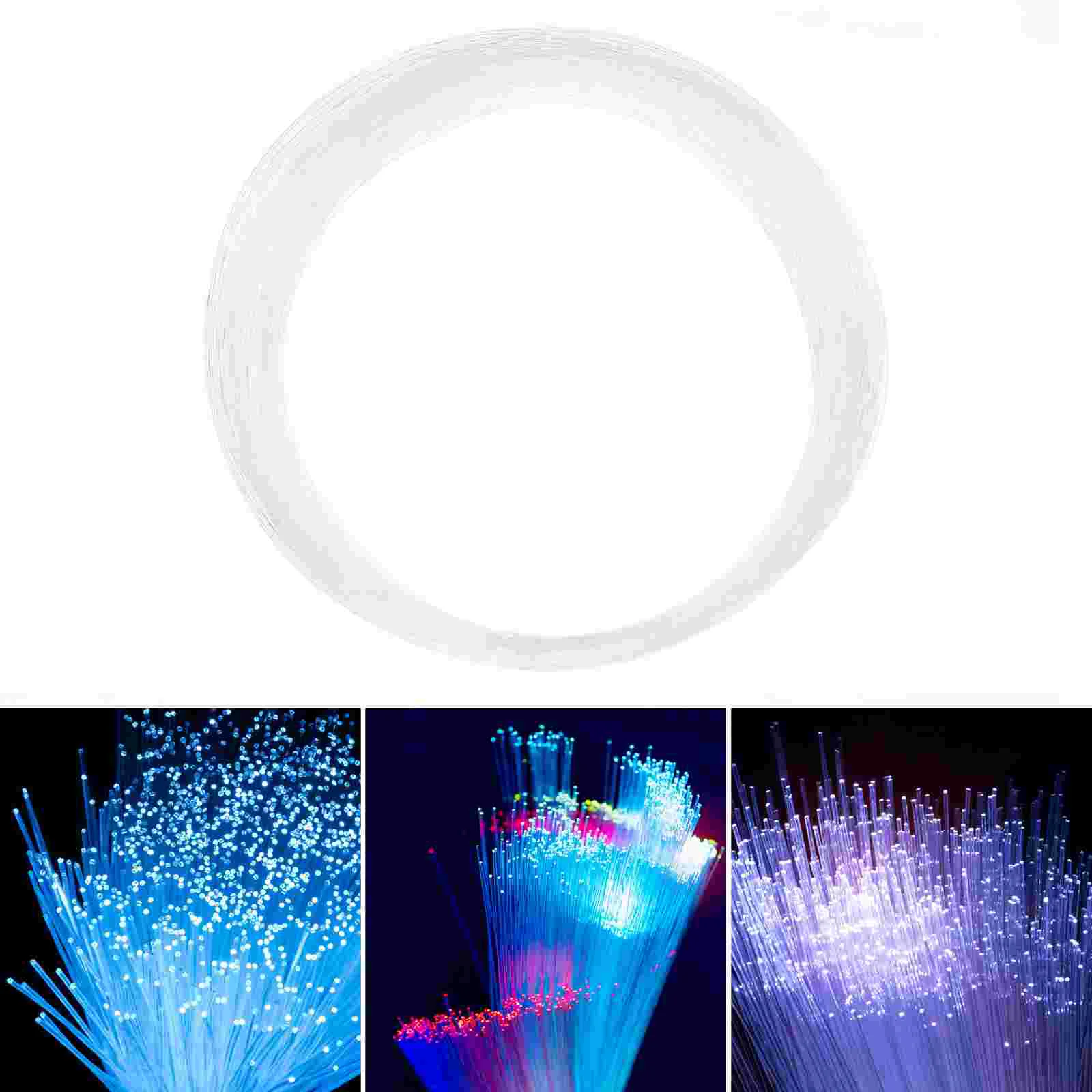 100 Meters Pmma Optical Fiber Cable For Pool Spa Commercial Lighting Decorative Lights Fiber Optic Lights High