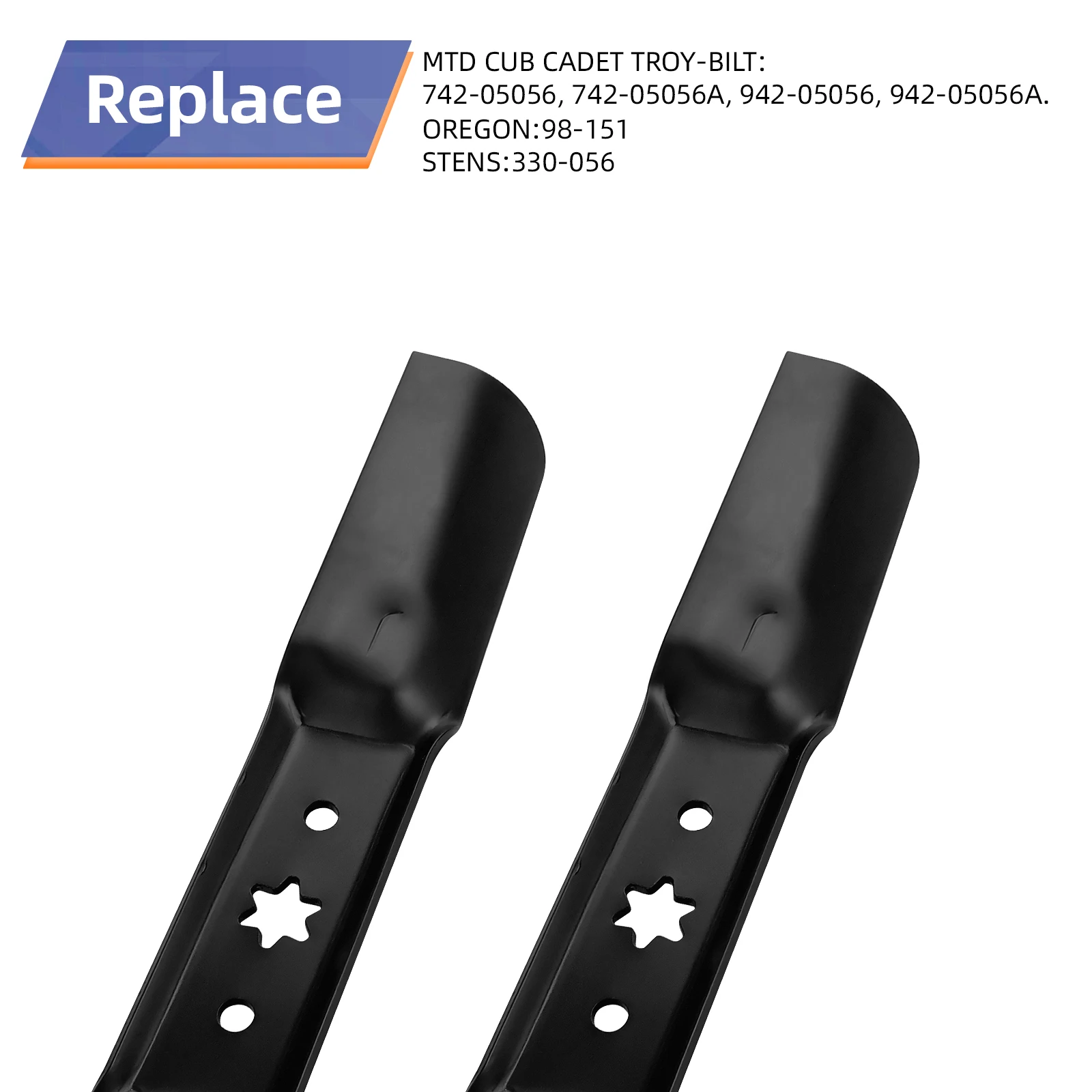 3Pcs Replacement Lawn Mower Blade Set Compatible with MTD CUB