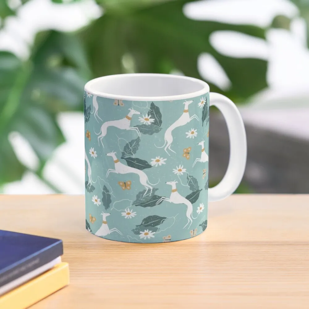 

Greyhound and Butterfly Coffee Mug Personalized Gifts Cups Ands Mate Cups Cups For And Tea Mug
