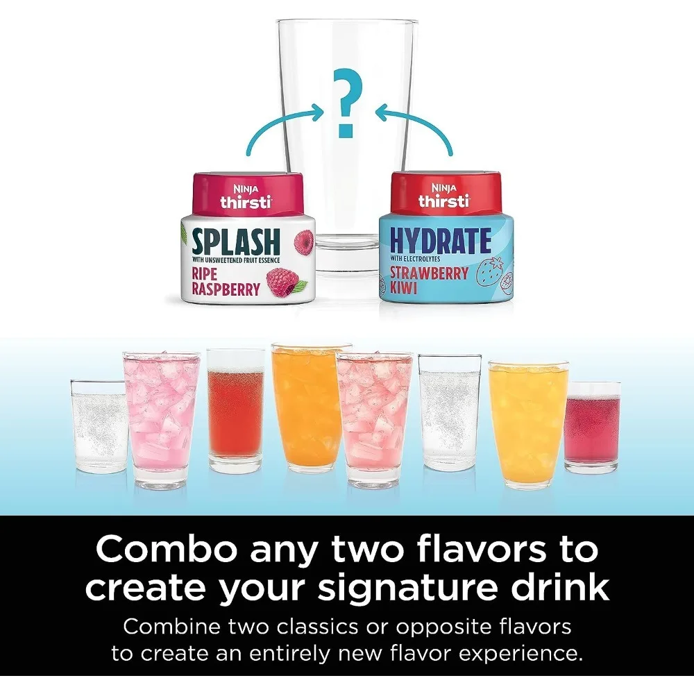 Soda Maker Create Unique Sparkling & Still Drinks Personalize Size & Flavor Carbonated Water Machine