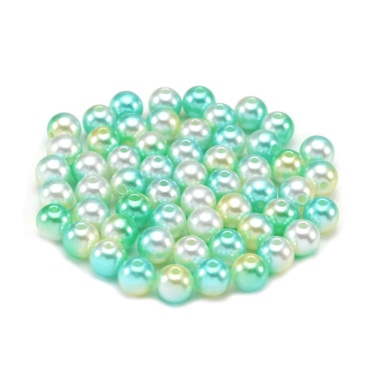 Louleur-Perles Rondes en Acrylique pour Fabrication de Bijoux, Accessoire de Bricolage pour Bracelet