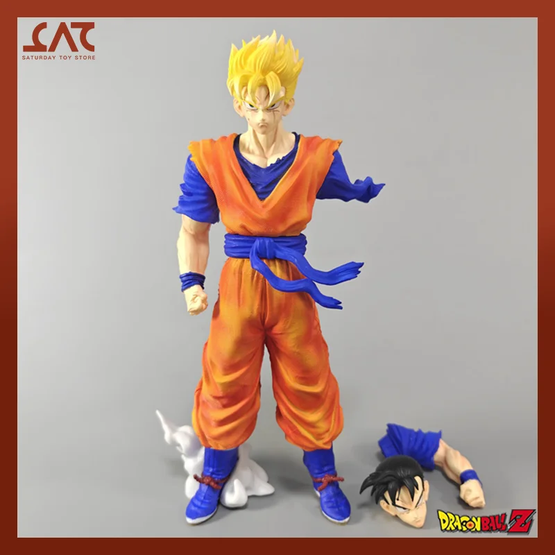 

29cm Dragon Ball Z Figurine Son Gohan Anime Figure Replaceable Head Pvc Gk Statue Figurine Model Doll Collection Room Decora Toy