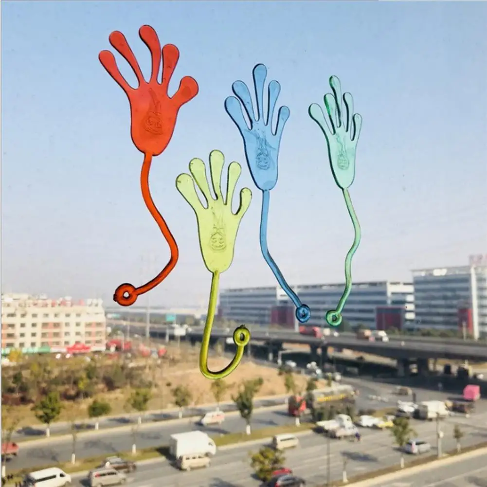 Sticky Hands Toy High Elasticity Wall Climbing Toy Stress Relief Stretchy Sticky Toy Tricky Hands Toy Decompression Toy 2