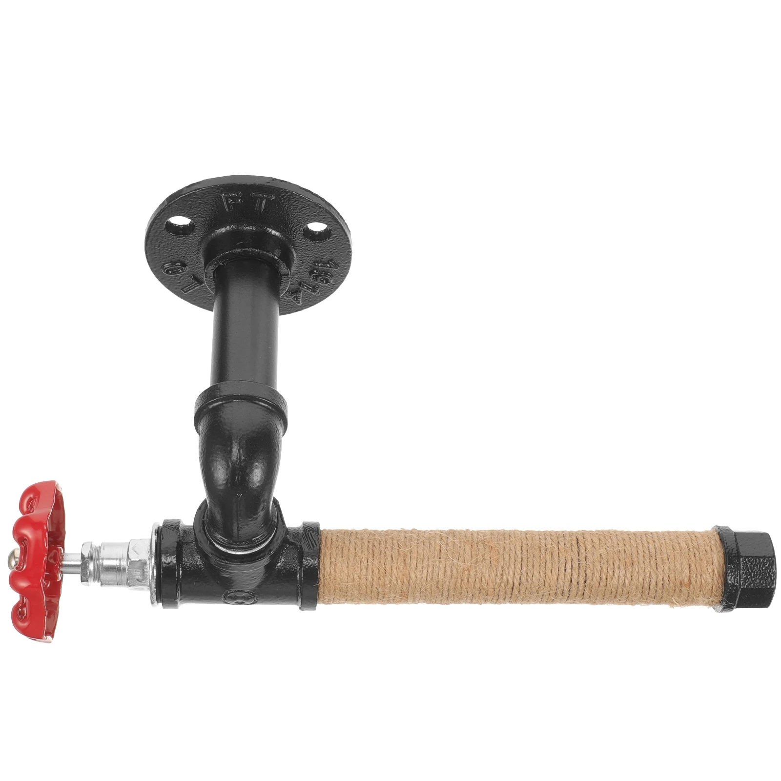 Wall Mount Paper Towel Holder Retro DIY Industrial Style Kitchen Towel Dispenser Hanger Bathroom Toilet Paper Wall Stand