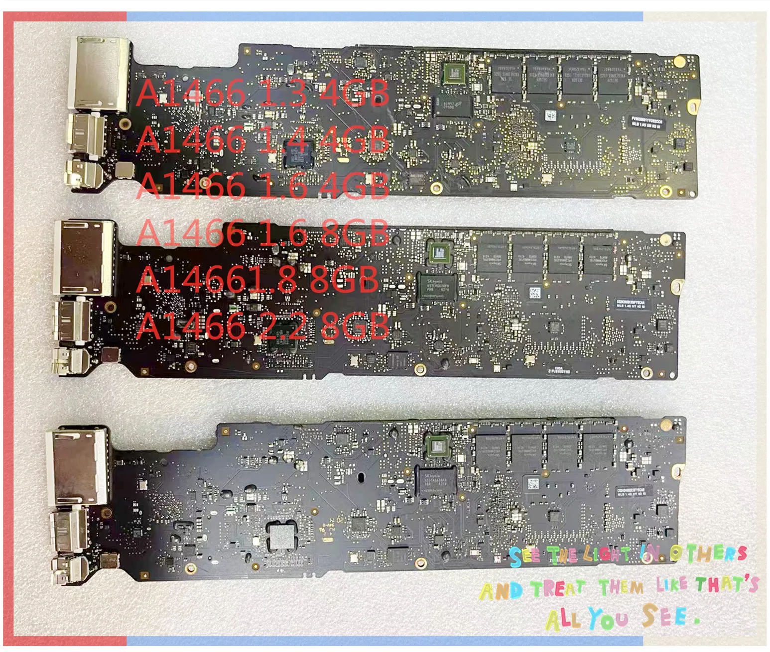 Материнская плата A1466 2013 820-3437-A для MacBook Air 13 дюймов материнская 2015 820-00165-a1. 3G 1 4G/1 6G 4