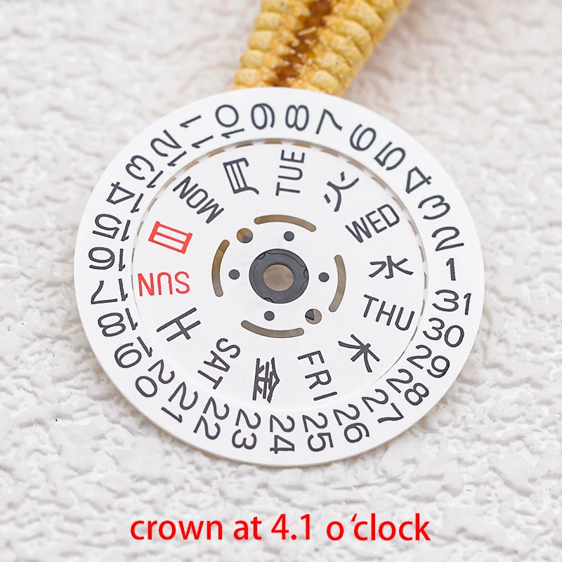 Seiko NH35 NH36 Movement Kanji Dial Movement Date Week Wheel Crown at 3.8/4.1 SKX007 Tuna Watch New Balance Watch Repair Parts