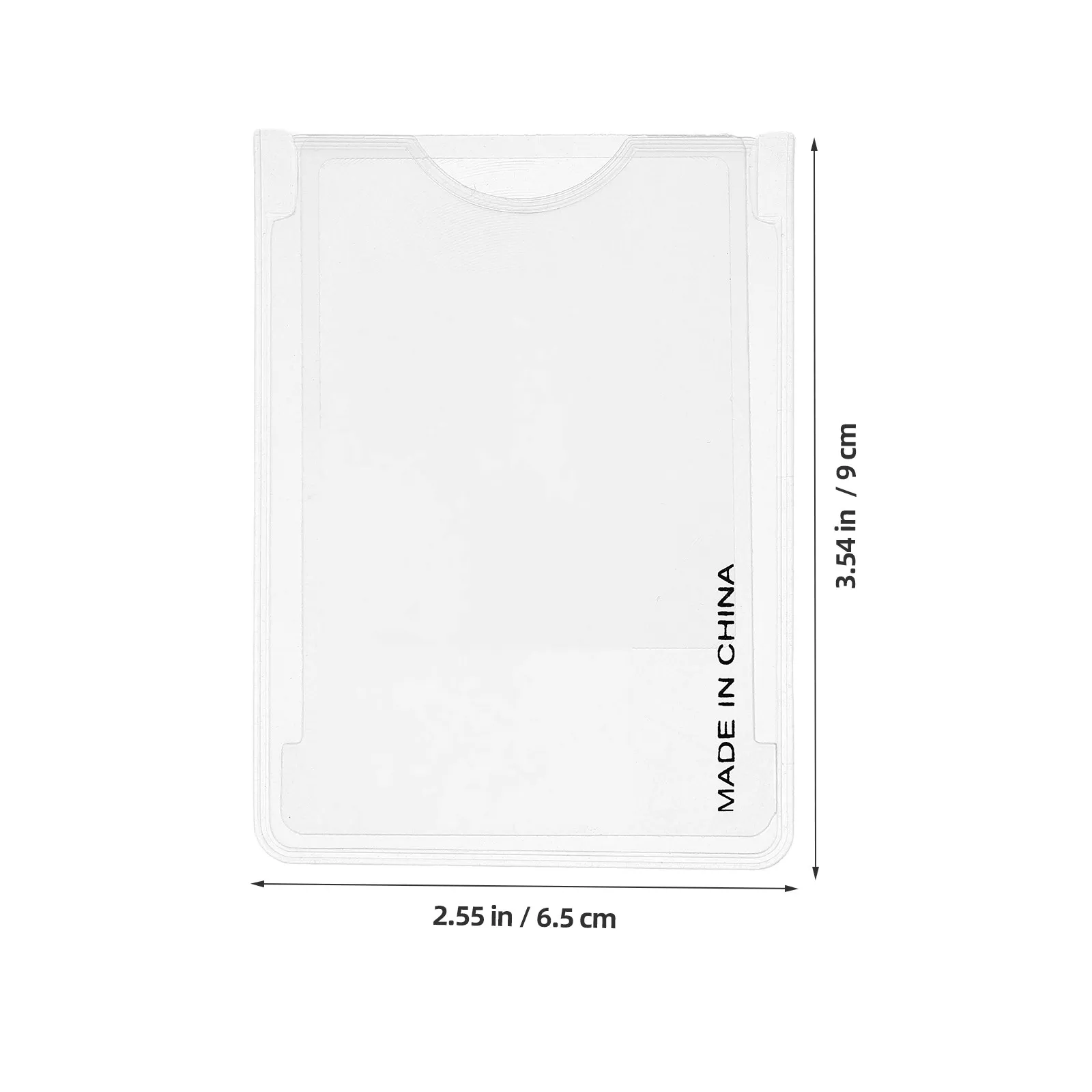 8Pcs 카드 책갈피 돋보기 초박형 65x90mm 3X 렌즈 포켓 독서 돋보기 PVC 슬리브 노인 공예용 신용 카드 크기
