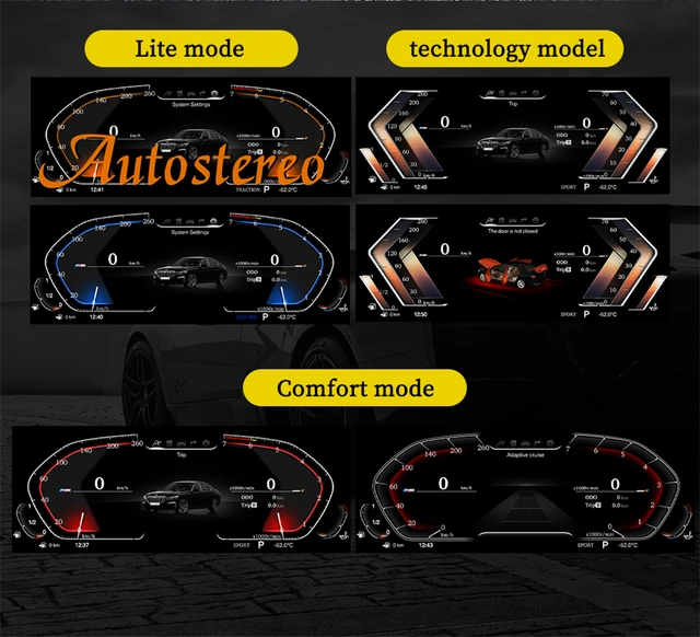 For BMW 1 Series E87 E88 BMW 3 E90 X1 E84 X3 E83 LCD Dashboard Auto Player  Digital Cluster Instrument Panel Multifunctional QLED - AliExpress