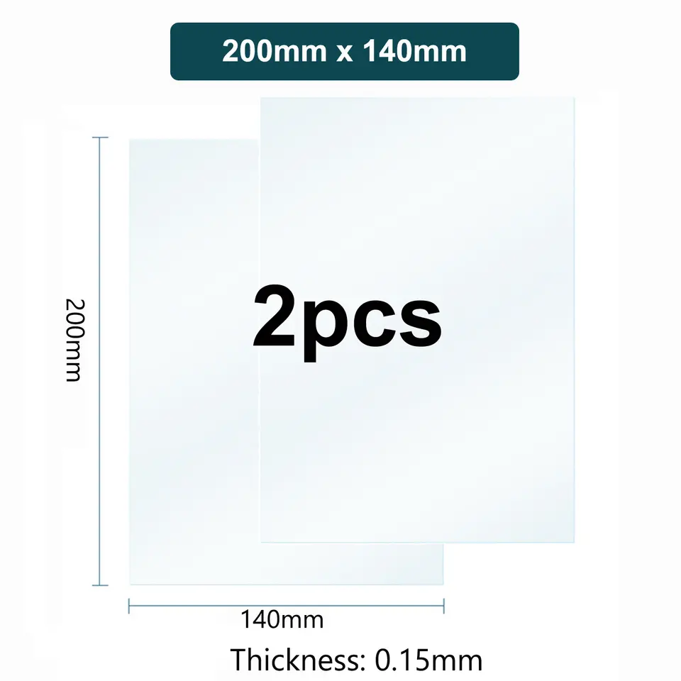 2pcs/5pcs NFEP Release Film for Elegoo Mars 2 3 4 Max Pro DLP Saturn 4 3 2 Ultra 4K 8K 12K UV Resin 3D Printer FPA Release Film image 16