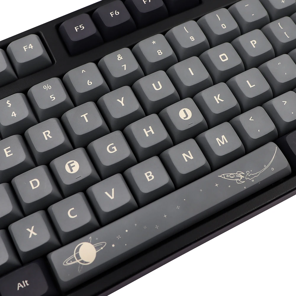 Apollo Tema Xda Keycap Grupo Alemão Francês Espanha Iso Dye Sub Keycaps para Tkl87 Gmmkpro 7u Barra de Espaço Azerty Personalizado - Imagem 6