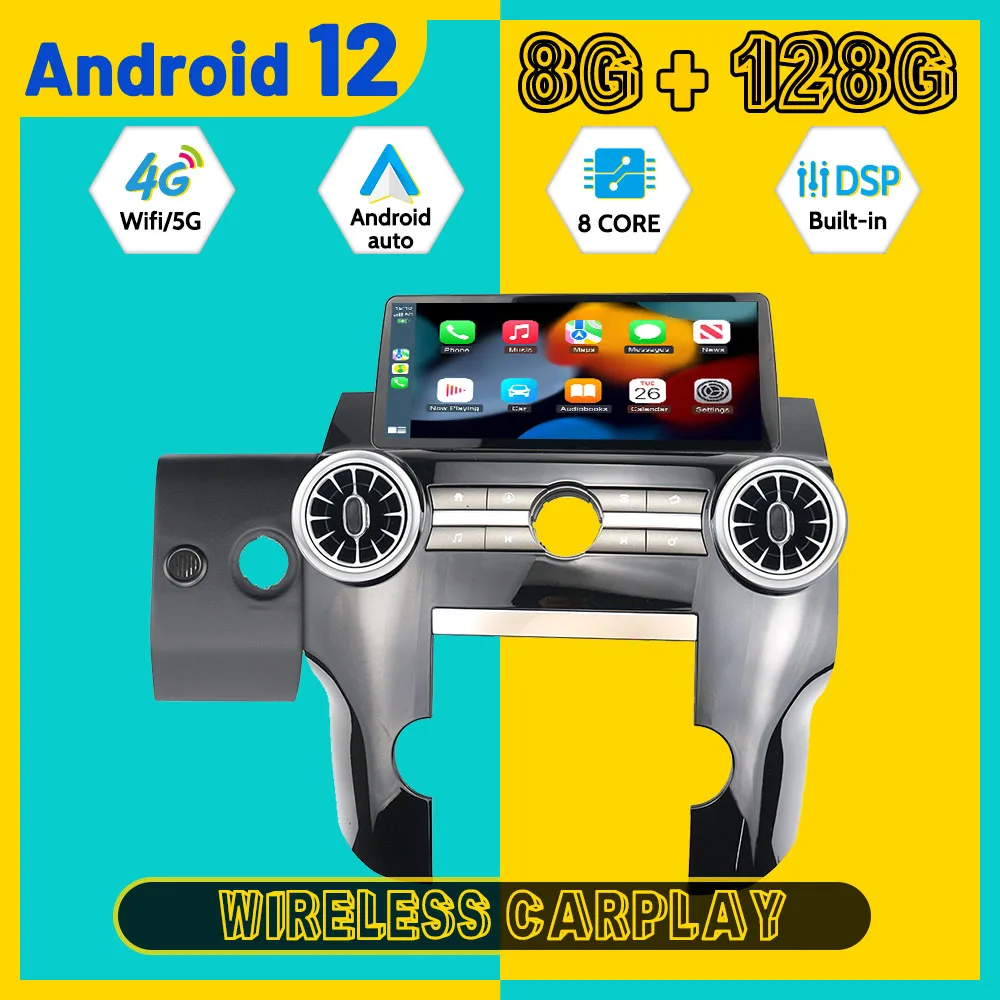 

Android 12 8+128GB Qualcomm Car Radio Player For Land Rover Discovery 4 LR4 2009-2016 Stereo Receiver Autoradio Multimedia GPS