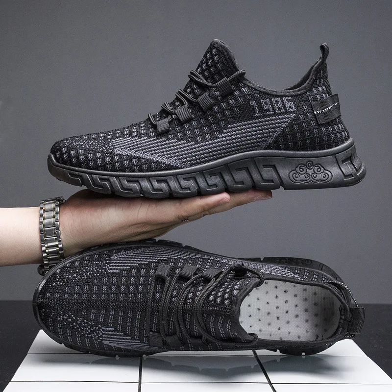 2024 New Men's Running and Sports Shoes Men's Summer Mesh Breathable Trendy Fashion Casual Running Shoes