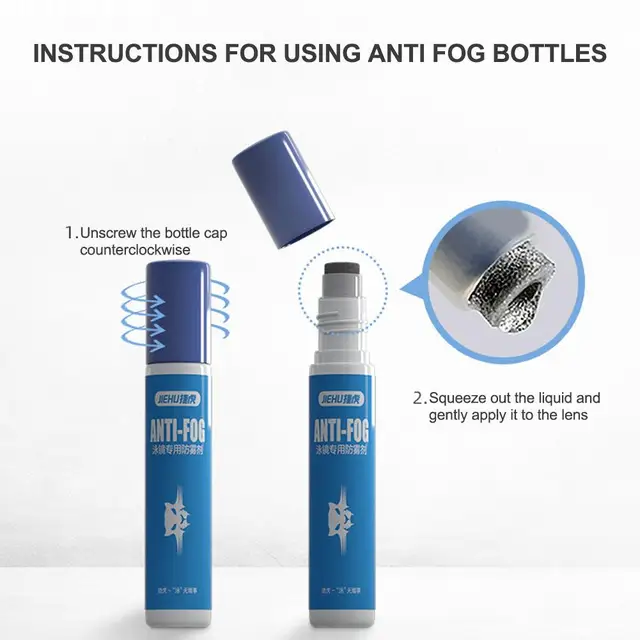 10ml Solid Anti Fog Agent For Swim Goggles Glass Lens Diving Mask Cleaner Solution Antifogging Spray Mist Prevents Fog 4