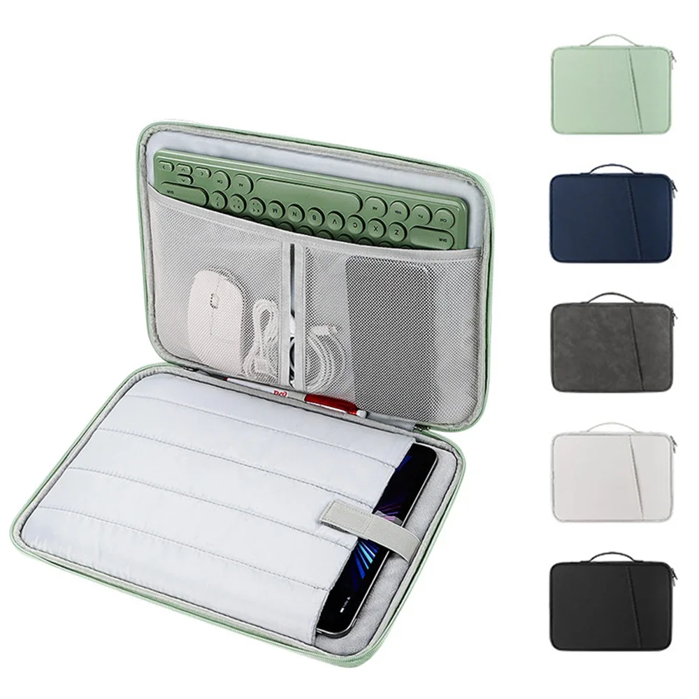 Bolsa de Armazenamento à Prova de Choque para Ipad Air 10.9 10.5 10.2 Pro 11 12.9 Xiaomi Pad Tampa do Teclado Macbook