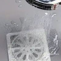 20pcs Disposable Hair Catchers for Shower Mesh Shower Drain Covers Floor Sink Strainer Filter Mesh Stickers Bathroom Accessories 3