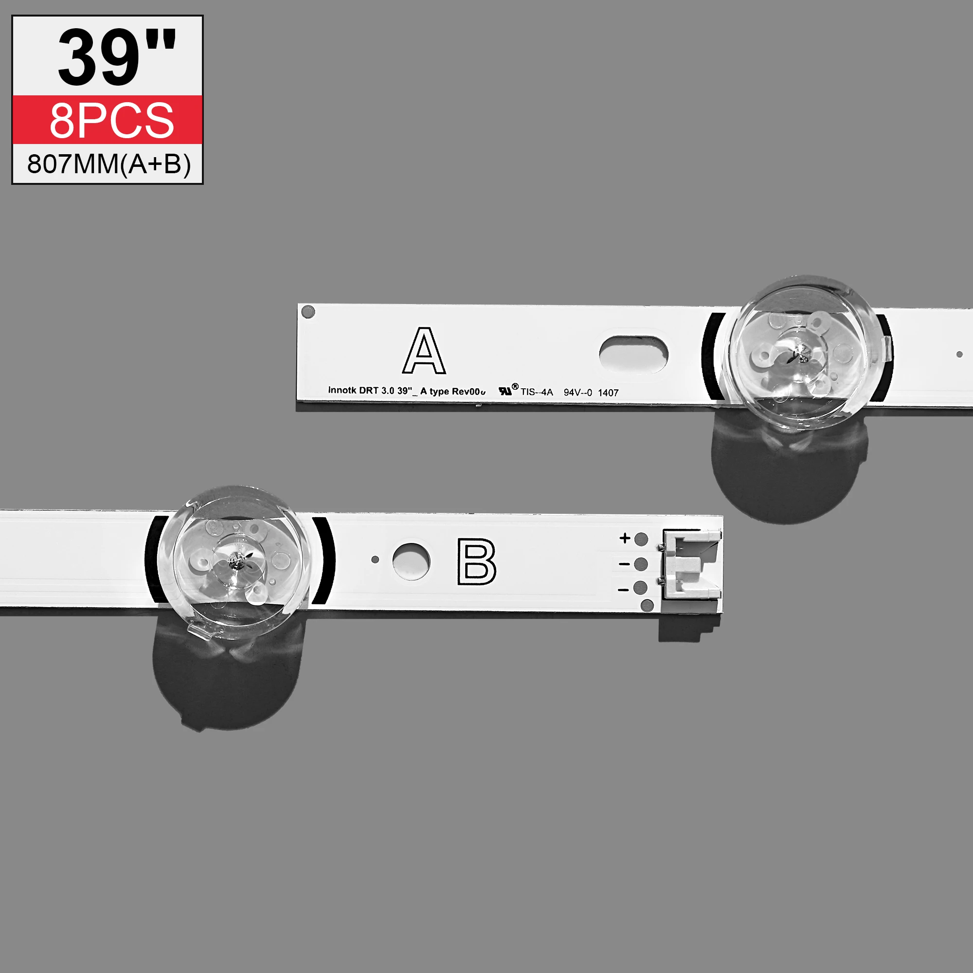 8PCS (4A + 4B) LED Ʈ Ʈ 390HVJ01 lnnotek drt 3.0 39 &39LB5700 39LB650V 39LB5800 39LB561F NC390DUN-VXBP2 V390HJ4-