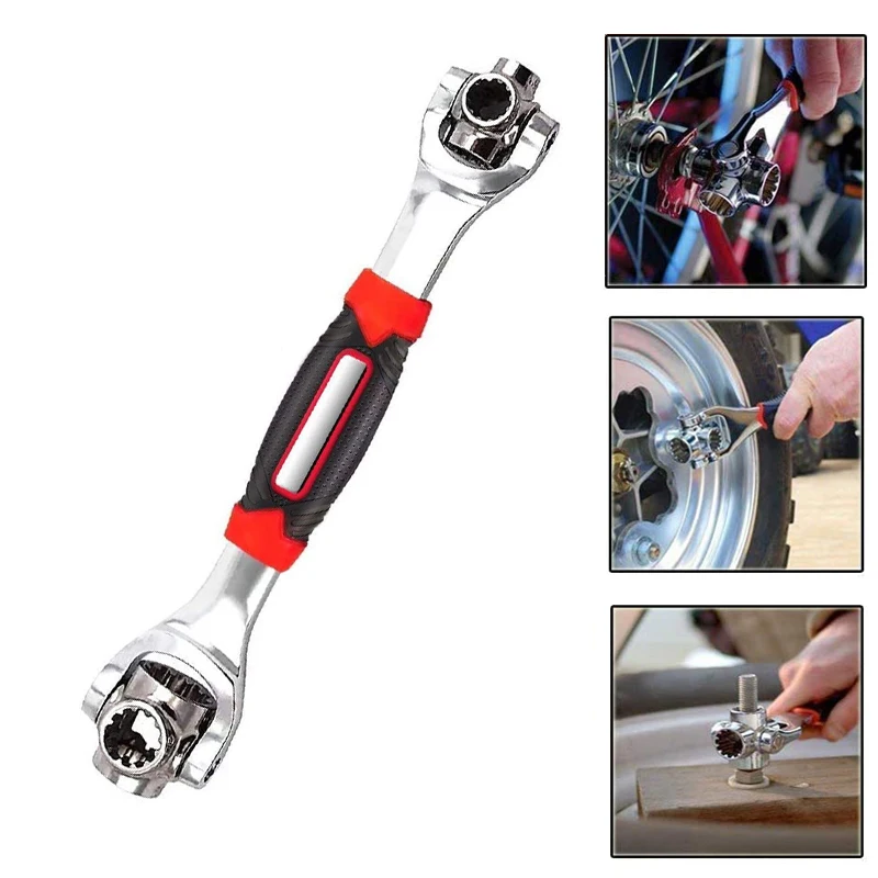 

wrench with degree swivel bicycle and motorcycle wrench set, plug wrench, multifunctional wrench tool, manual cutting tool, wre