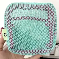 Lightweight Mesh Zipper Bags Portable Space Saving Travel Toiletry Pockets Rotary Hook Large Capacity Mini Makeup Pouch Home 2