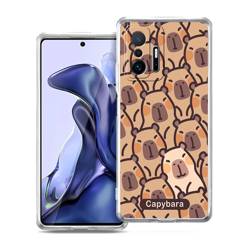 Capybara Cartoon Soft Transparent Phone Case