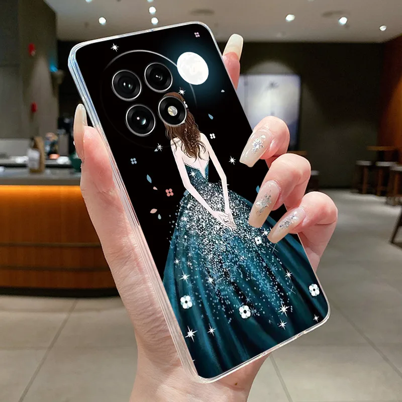 Floral Butterfly Soft Silicone Transparent Phone Case Cover