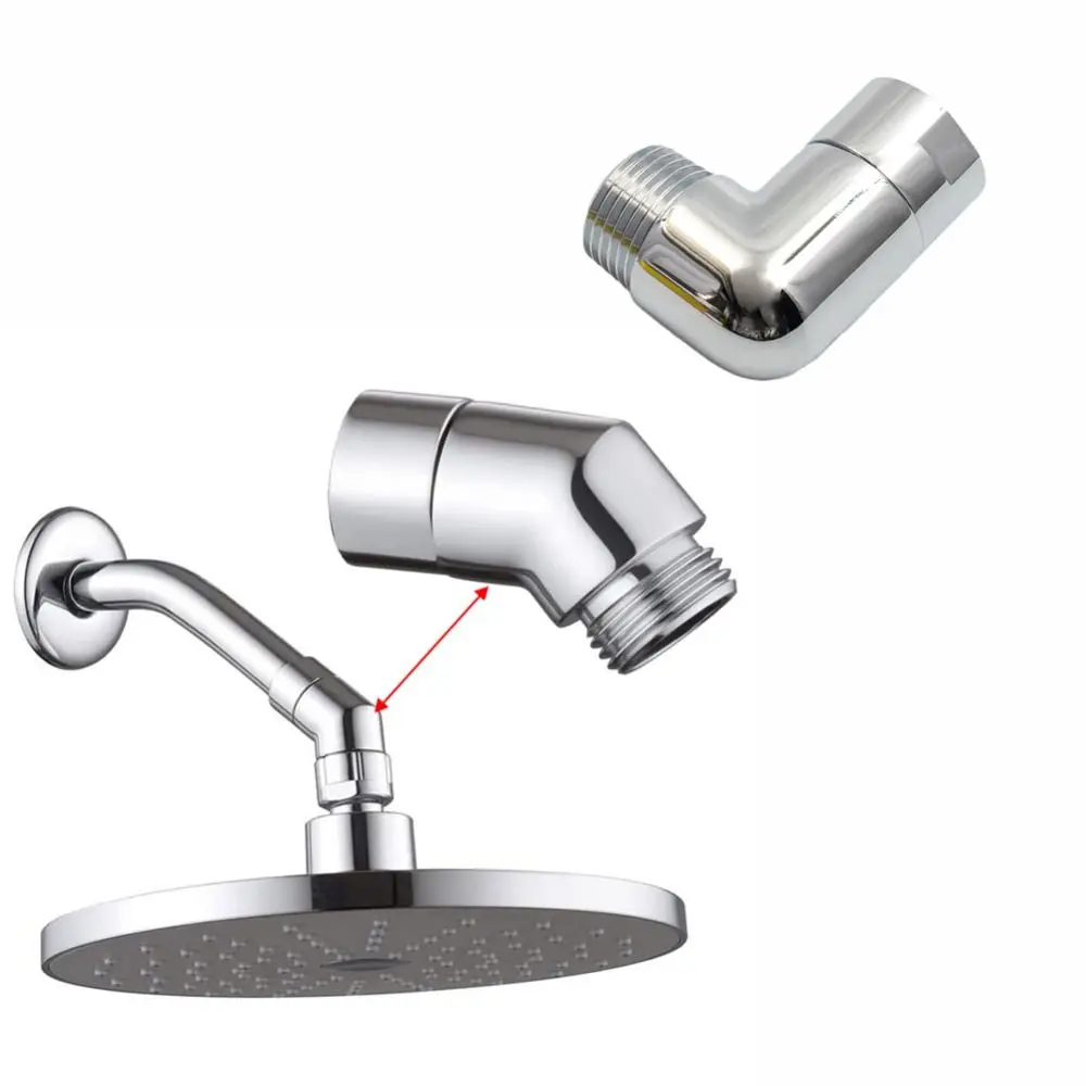 Description Picture 2 of itemShower Head Elbow Adapter G1/2 Connections Shower Arm Extension Angle  90° 135° Elbow Hand Shower Top Spray Elbow