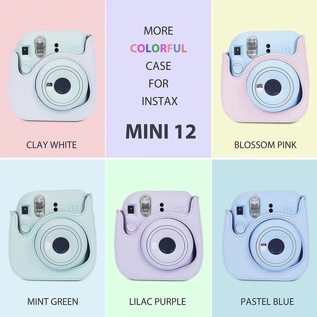 For Instax mini12 Camera Case Storage Cover Protective Bag Transparent with  Strap for Fujifilm Instax Mini 12 Camera Accessories - AliExpress