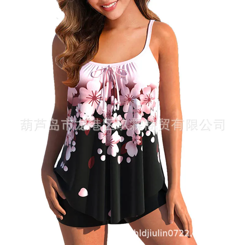 

Женский комплект танкини из двух предметов, новинка 2023, женский сексуальный комплект бикини, летняя мода, монокини большого размера, пляжная одежда, бикини, женские купальники